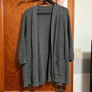 Size Medium Grey Knit Sweater